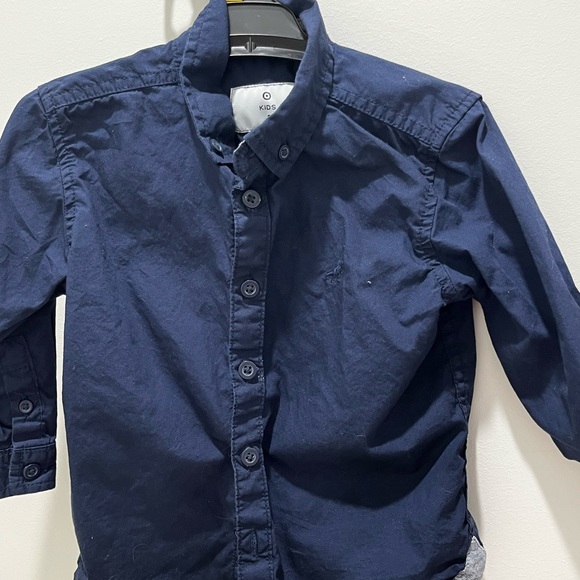 Preloved Boy Toddler Navy Blue Shirt 